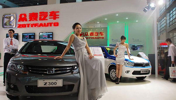 意飛遜上海展臺(tái)搭建公司與汽車知名品牌眾泰汽車