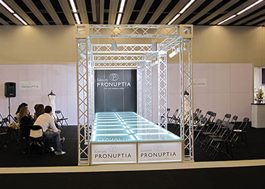 法國pronuptia展臺設計搭建,巴塞羅那婚紗展臺搭建