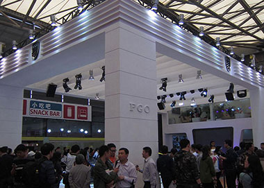 上海車展展臺(tái)設(shè)計(jì)搭建,PGO汽車展位設(shè)計(jì)裝修