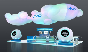 vivo公司通信通訊展臺設(shè)計效果圖