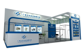 立佳實(shí)業(yè)電池展臺設(shè)計效果圖