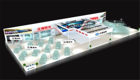 江淮汽車展臺設(shè)計效果圖,汽車展臺設(shè)計欣賞