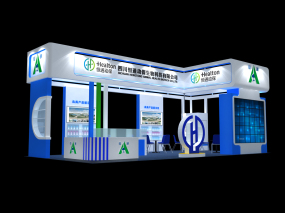 四川恒通畜牧業(yè)博覽會(huì)展臺設(shè)計(jì)效果圖