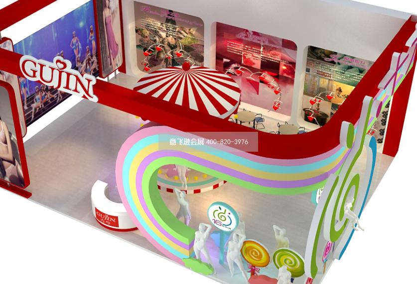 深圳內(nèi)衣展古今內(nèi)衣展臺設(shè)計效果圖