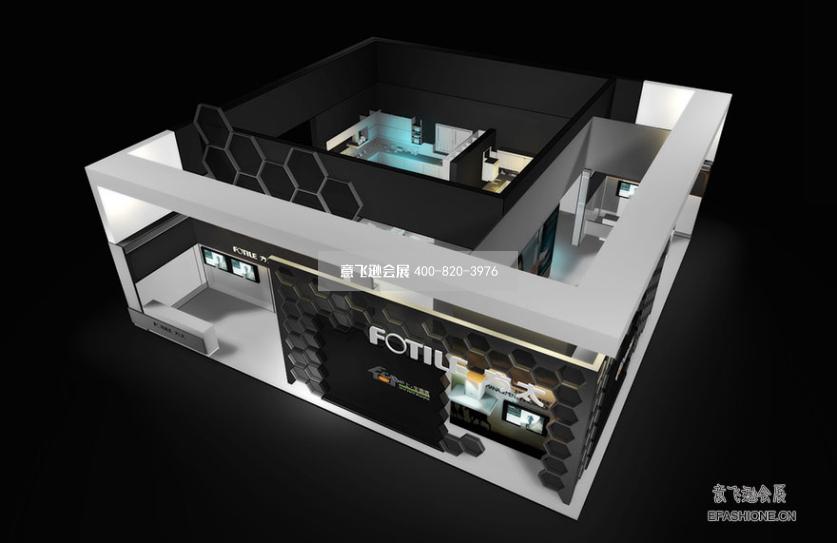 廚衛(wèi)電器展臺設計,方太廚電展位搭建