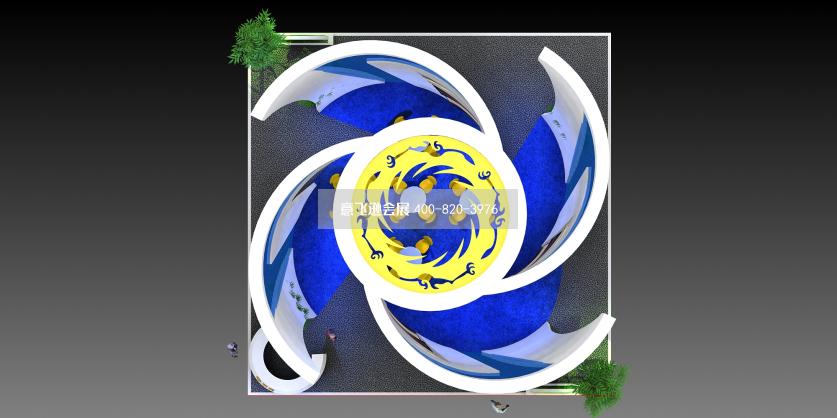 成都文博會(huì)政府展臺(tái)設(shè)計(jì)效果圖