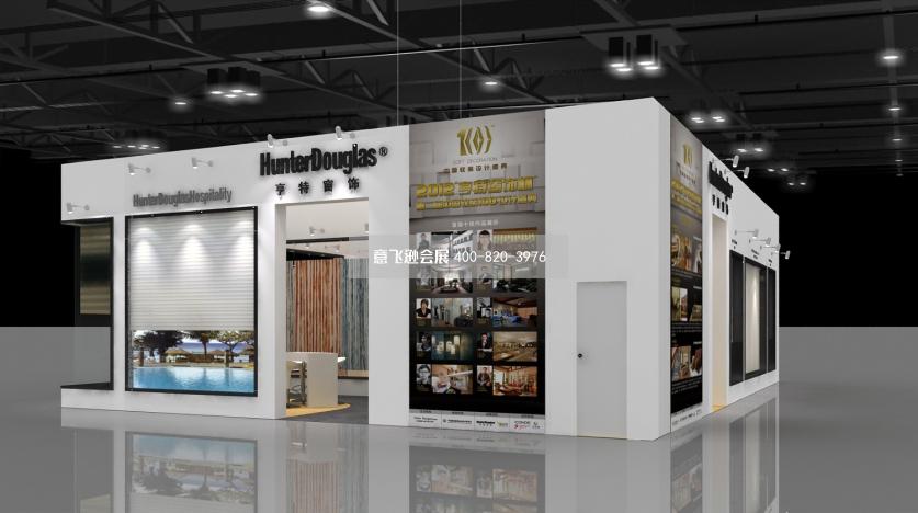 家居展窗簾展臺設(shè)計效果圖