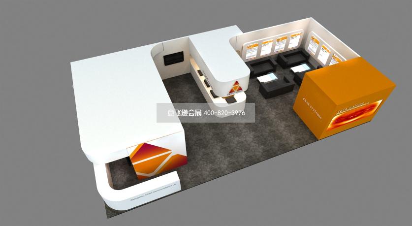 電腦多媒體北京CCBN展會(huì)展臺(tái)設(shè)計(jì)效果圖