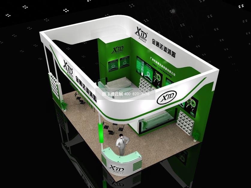 金通達(dá)濾清器汽配展臺(tái)設(shè)計(jì)
