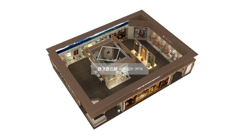 家用紡織品及輔料展?jié)嶜愌耪古_(tái)設(shè)計(jì)效果圖方案