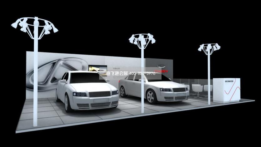 奇瑞汽車(chē)巡展展臺(tái)設(shè)計(jì)布置效果圖