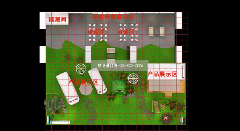 房車展臺設(shè)計,北方旅居車房車展臺設(shè)計效果圖