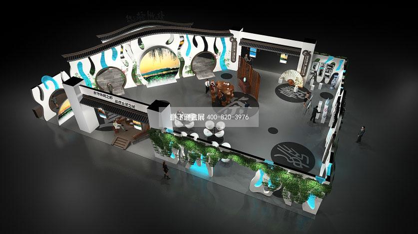 杭州旅游展展臺設(shè)計,杭州展位杭州旅游展臺設(shè)計效果圖