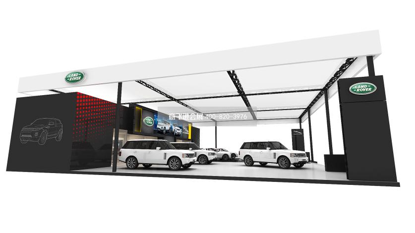 長沙車展展臺設計,路虎汽車長沙車展展臺設計效果圖