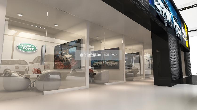 長沙車展展臺設計,路虎汽車長沙車展展臺設計效果圖