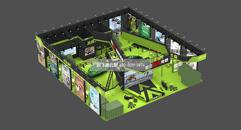 寵物展展會設(shè)計搭建,蛙牌展臺設(shè)計搭建
