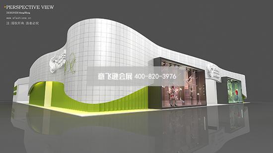 中國國際服裝服飾博覽會展臺設(shè)計搭建,四季青服裝集團展臺搭建